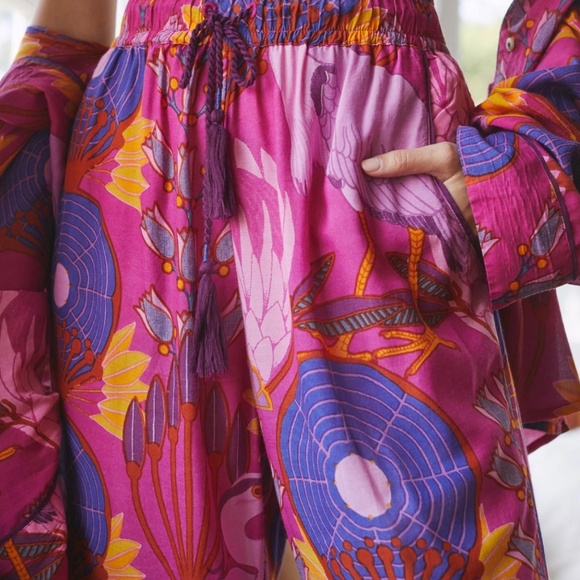 Anthropologie Mary O’Malley Dreamer Lounger/Pajama Pants  Size L NWT - Picture 1 of 12